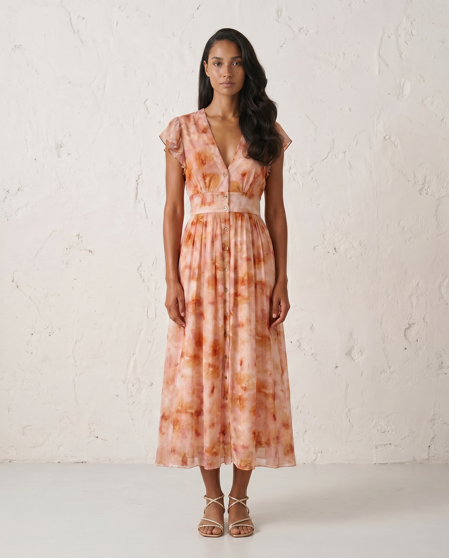 Robe Yasmine Voile Imprimée
