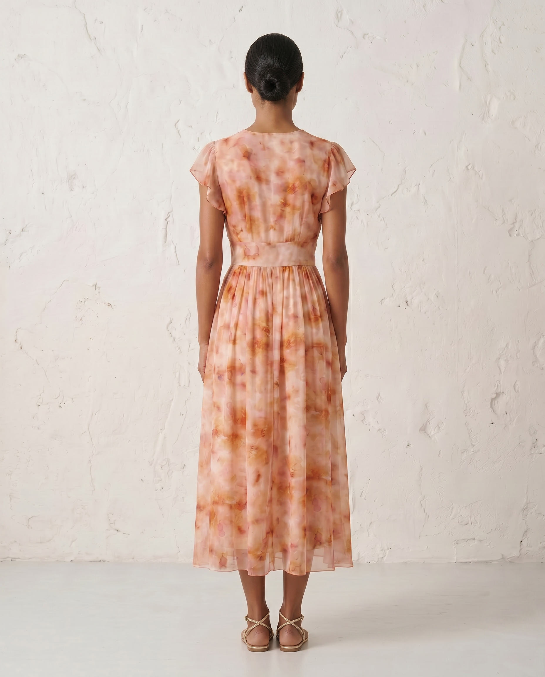 Robe Yasmine Voile Imprimée
