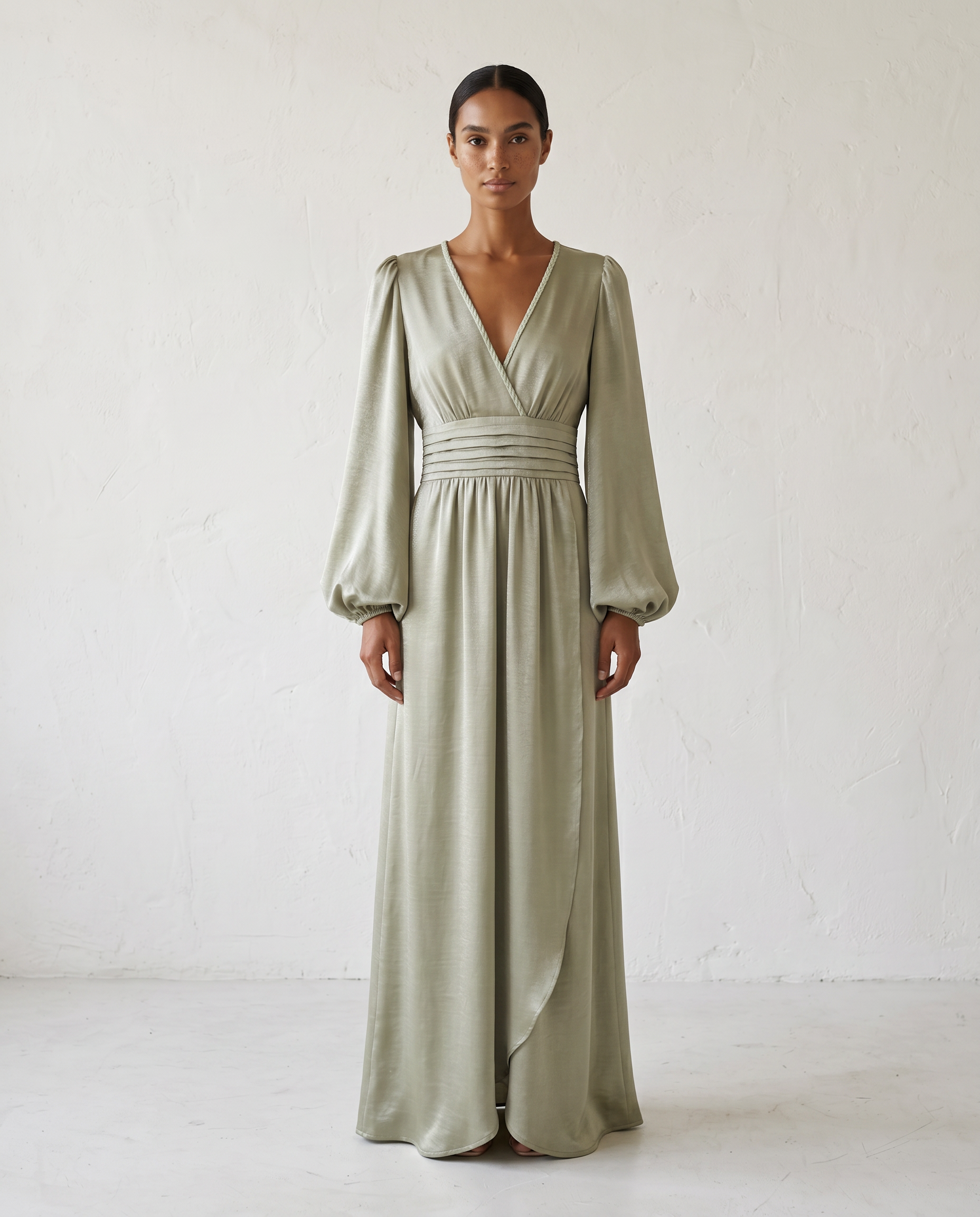 Robe Elya Vert Sauge