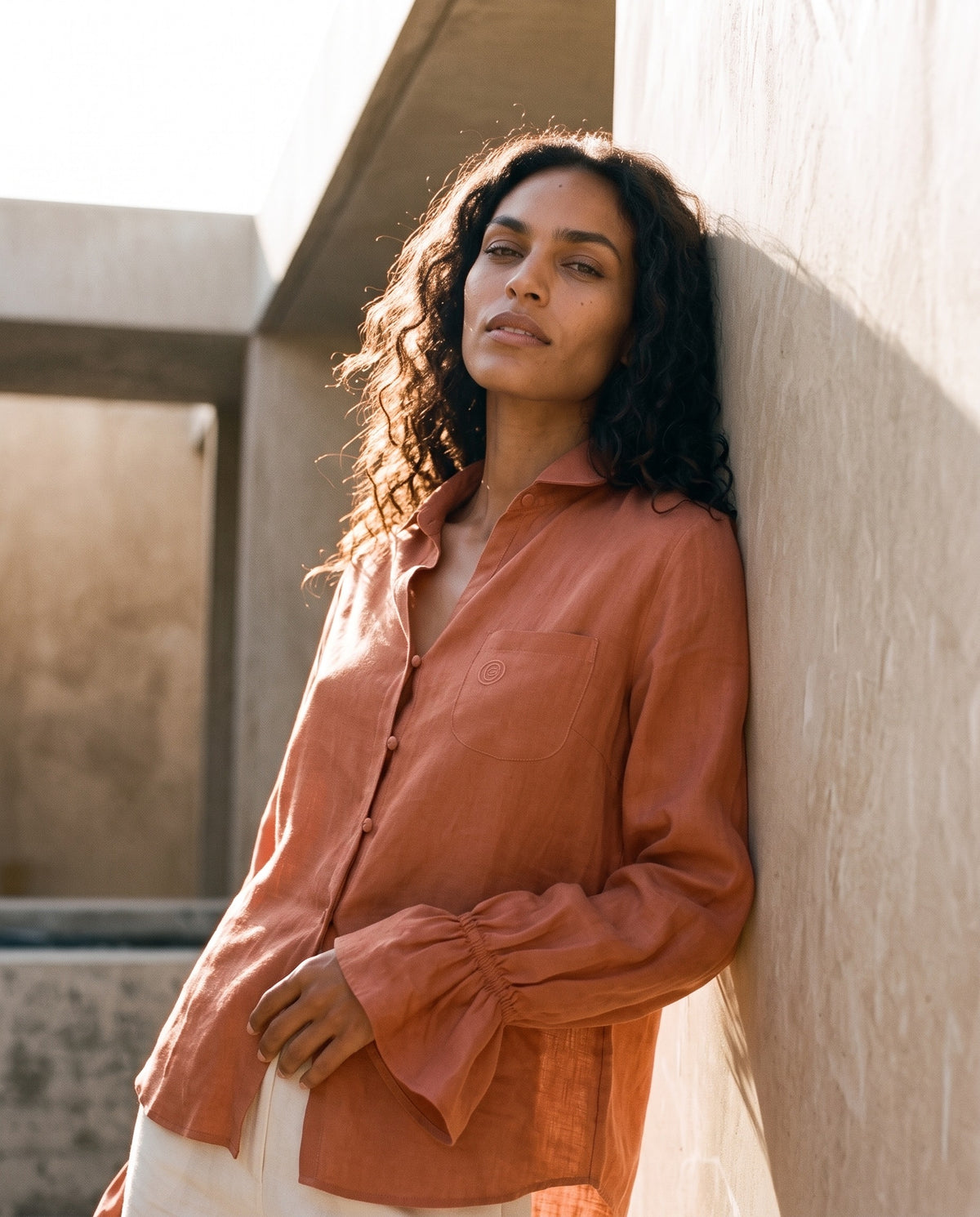 Zoé Shirt Terracotta