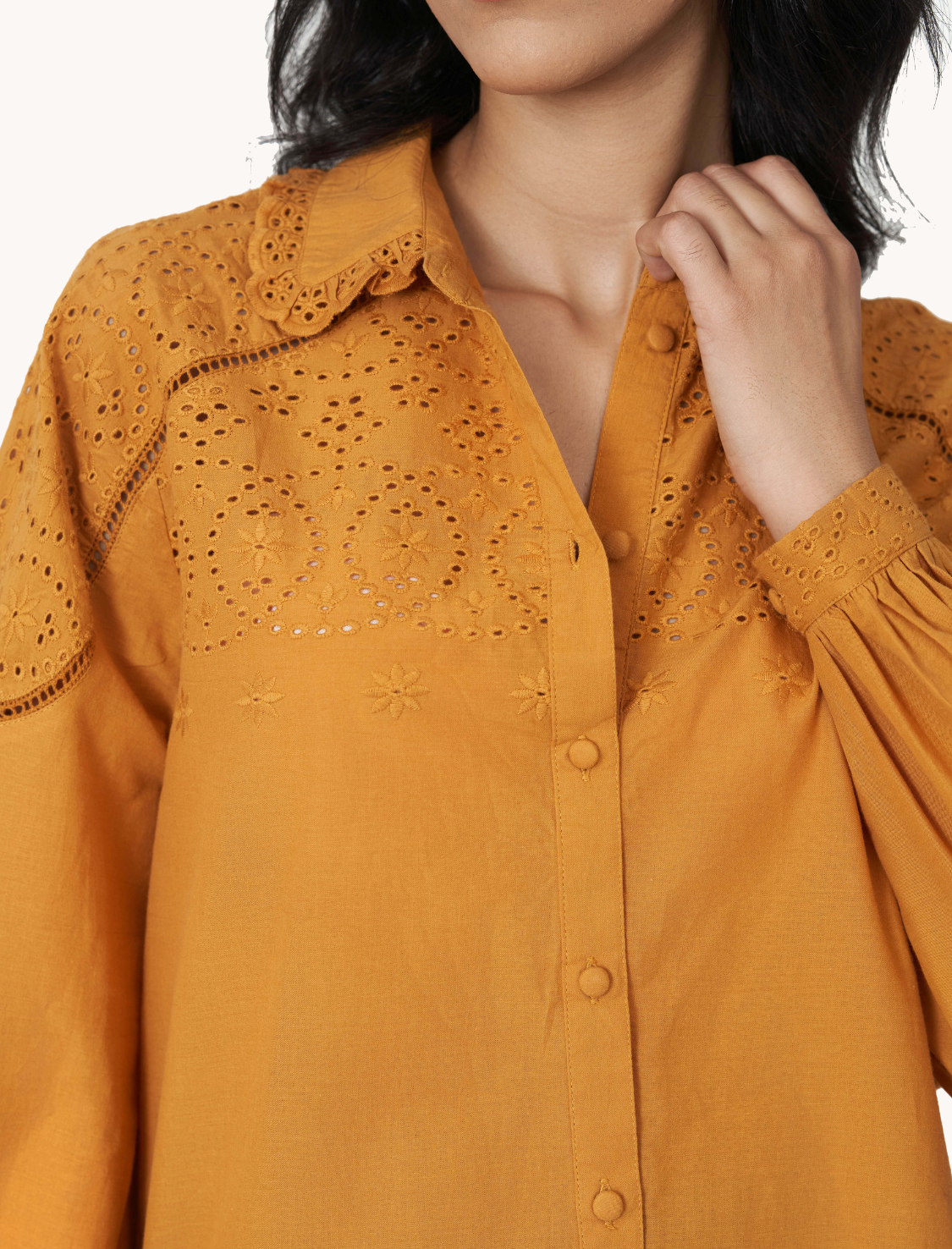 Chloé Mustard Shirt