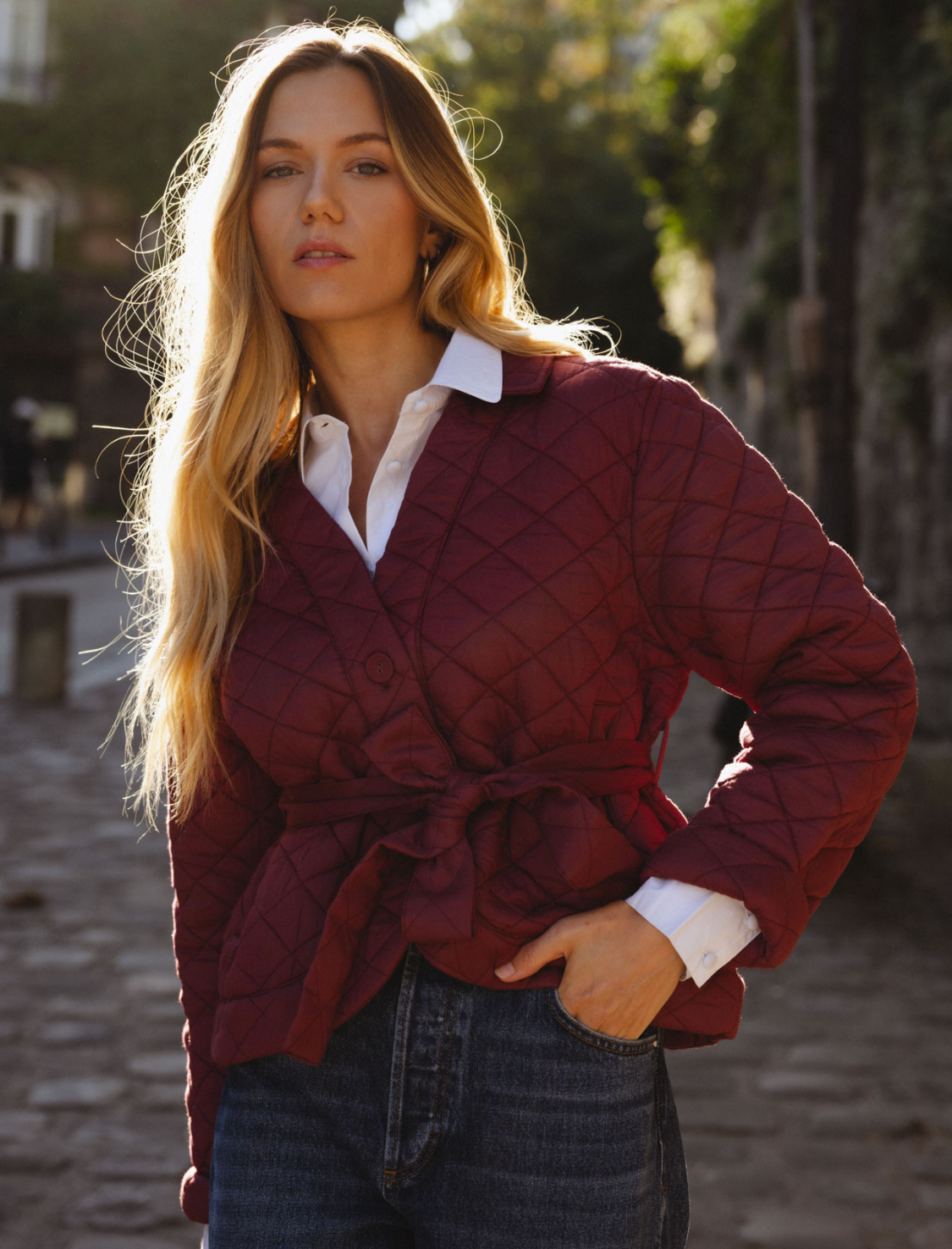 Veste Andréa Bordeaux