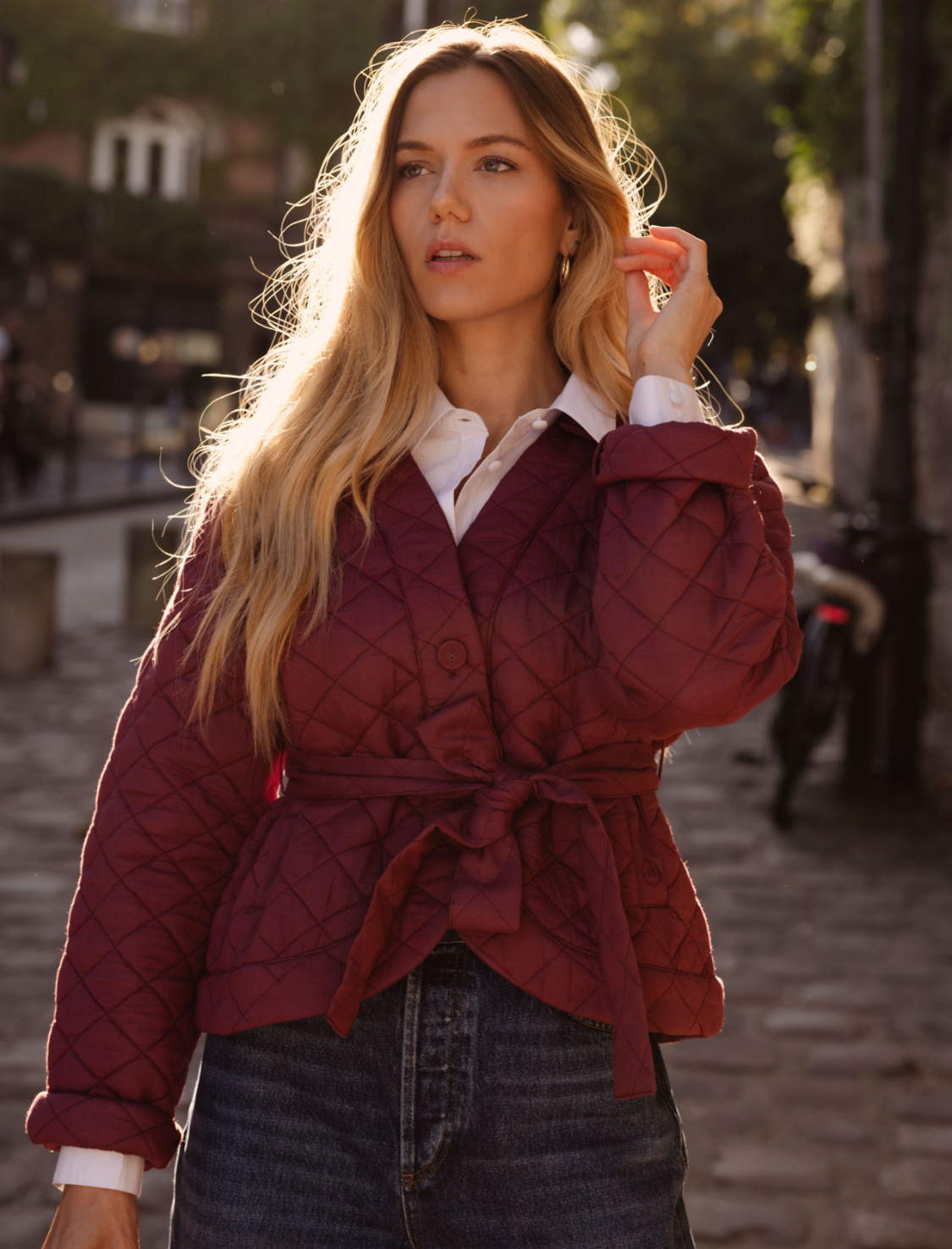 Andre Bordeaux jacket