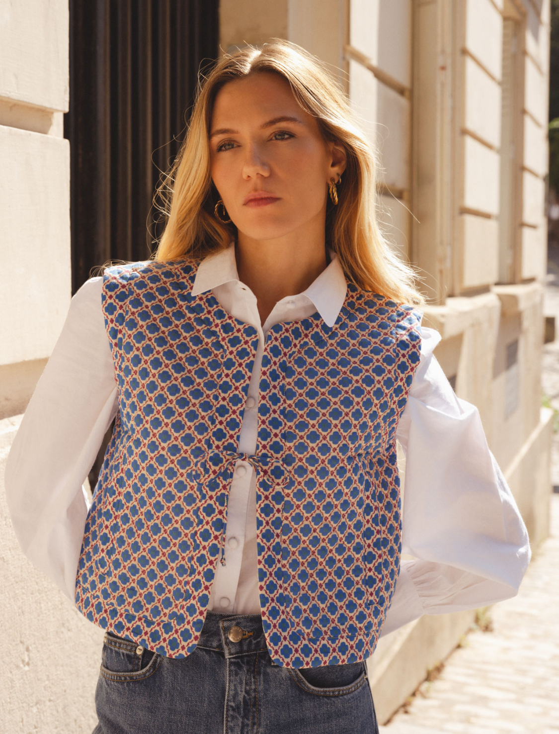 Gilet Annick Blue