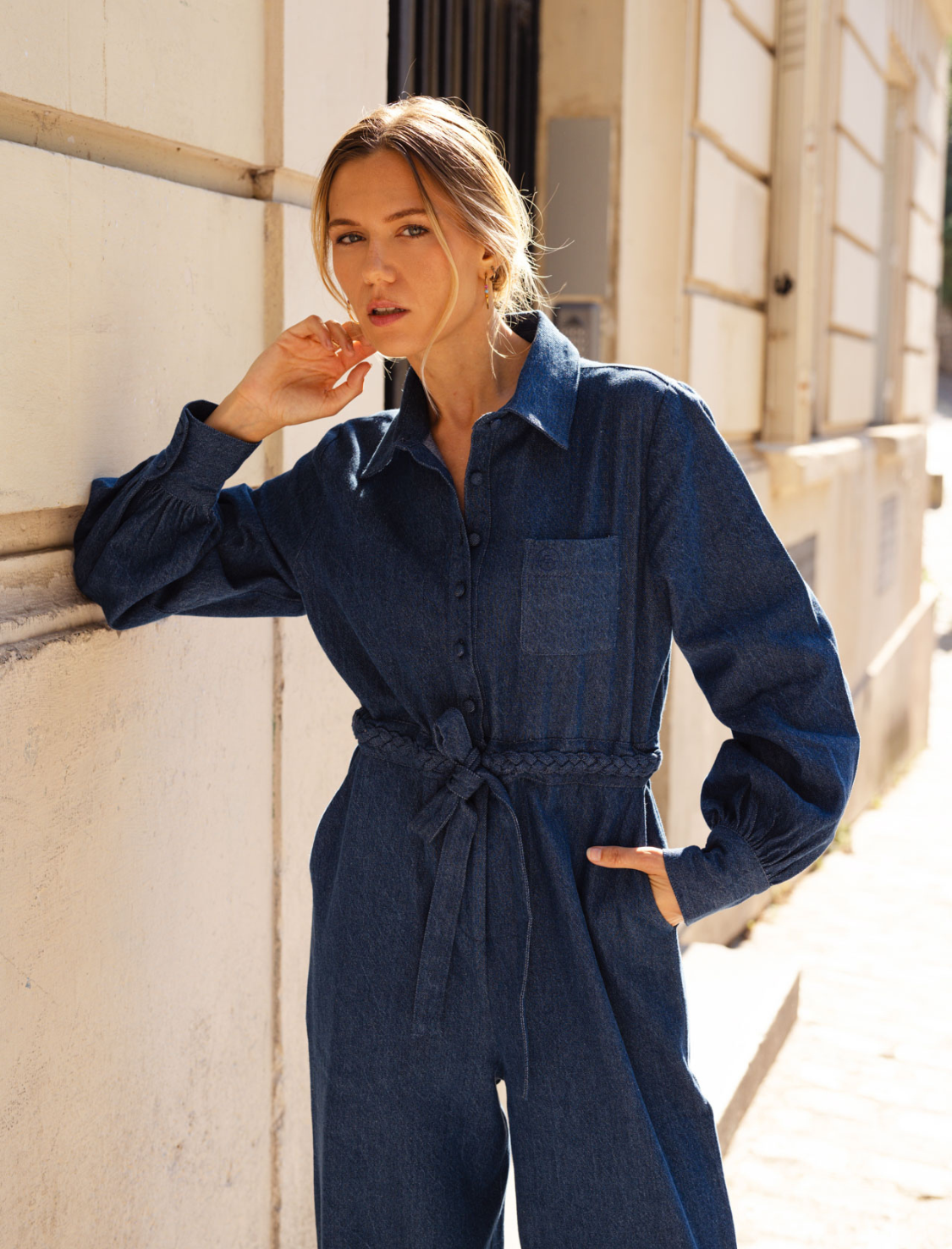 Lisa Denim Jumpsuit