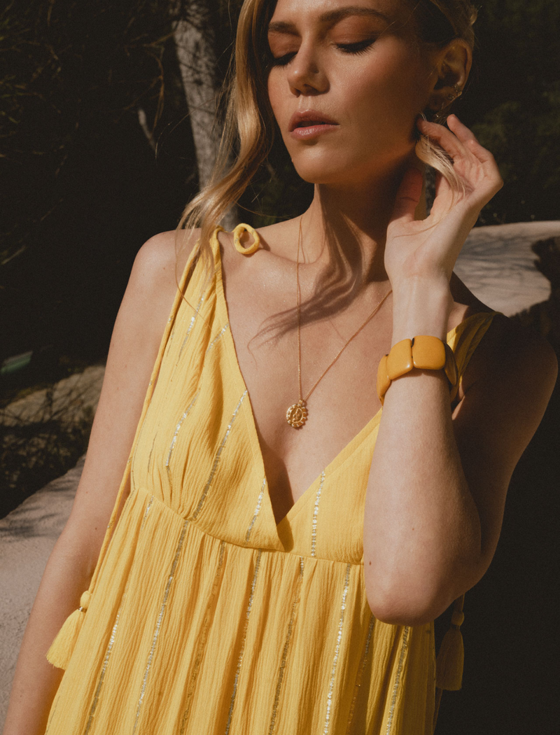 Yellow daisy dress online