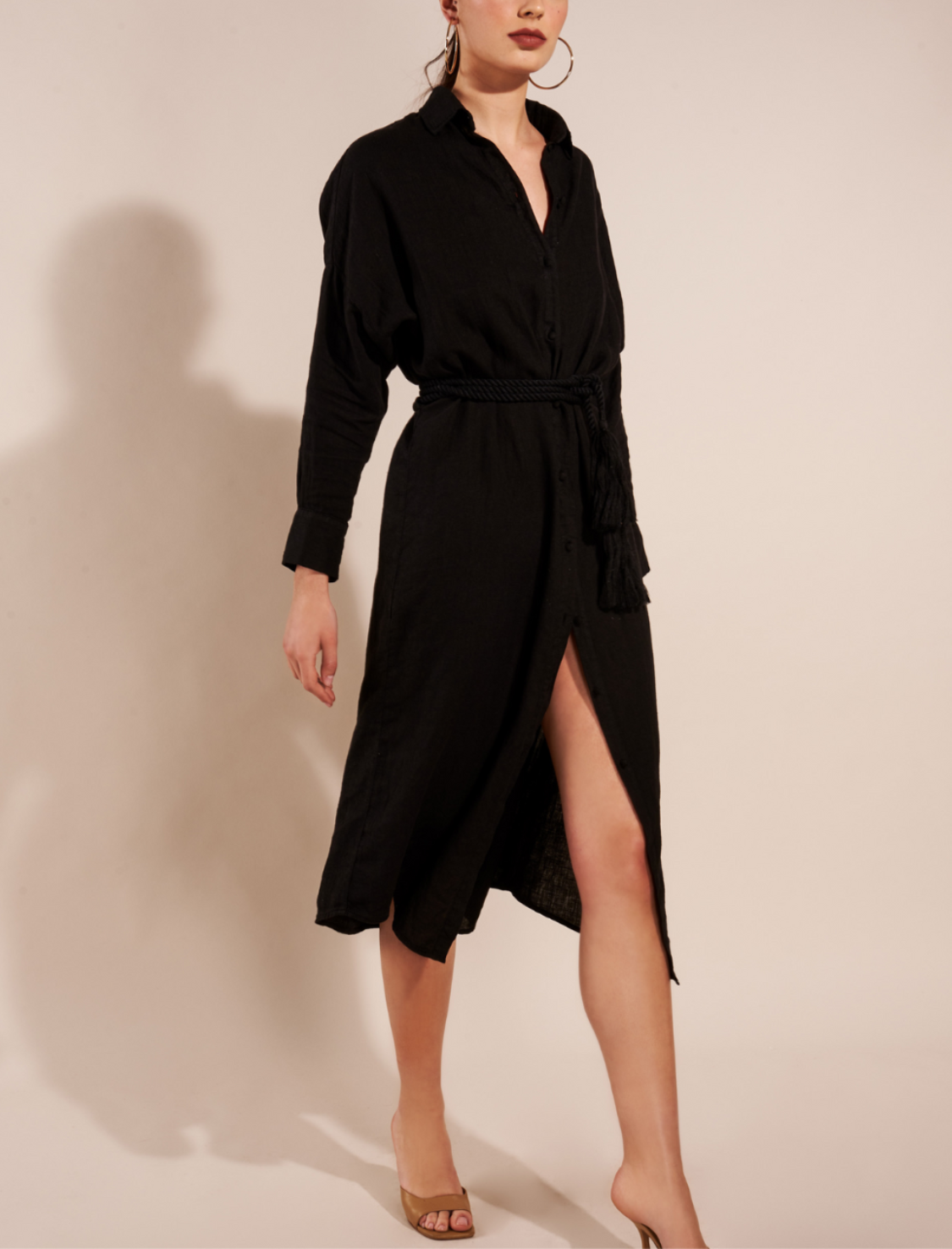 Robe Chemise Lina Noir