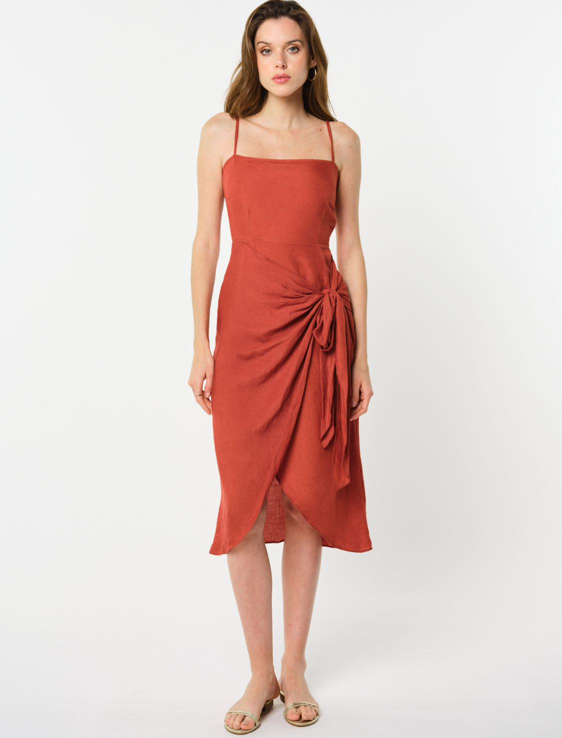 Salome Red Brick Dress