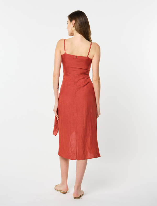 Salome Red Brick Dress