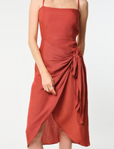 Salome Red Brick Dress