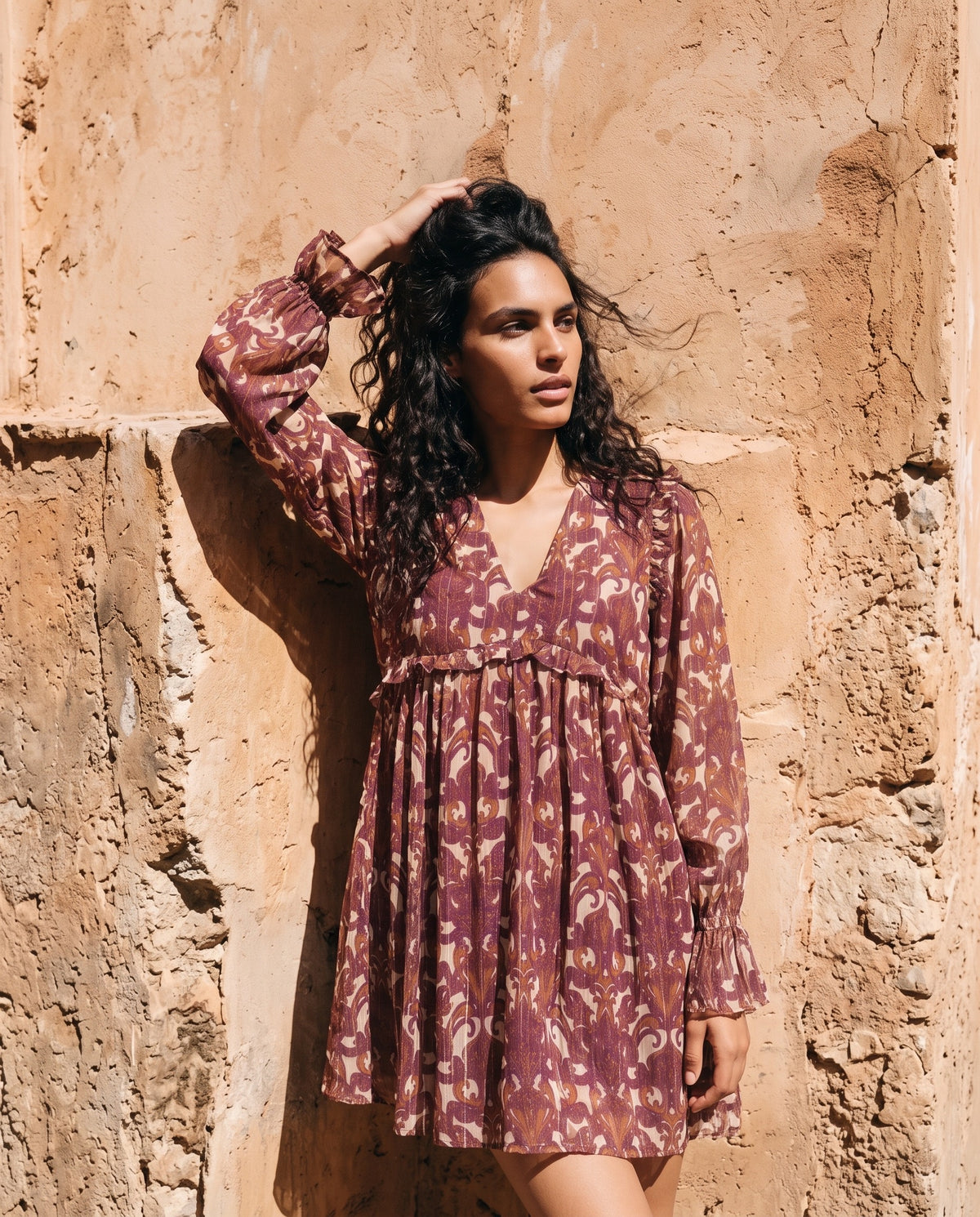 Robe Emma Bordeaux