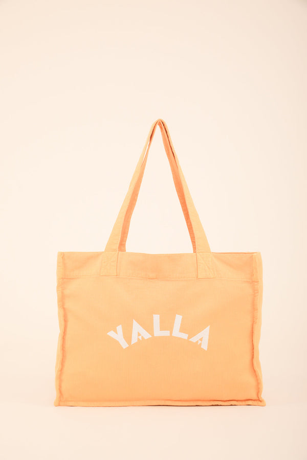 Sac cabas LYOUM Yalla jaune.