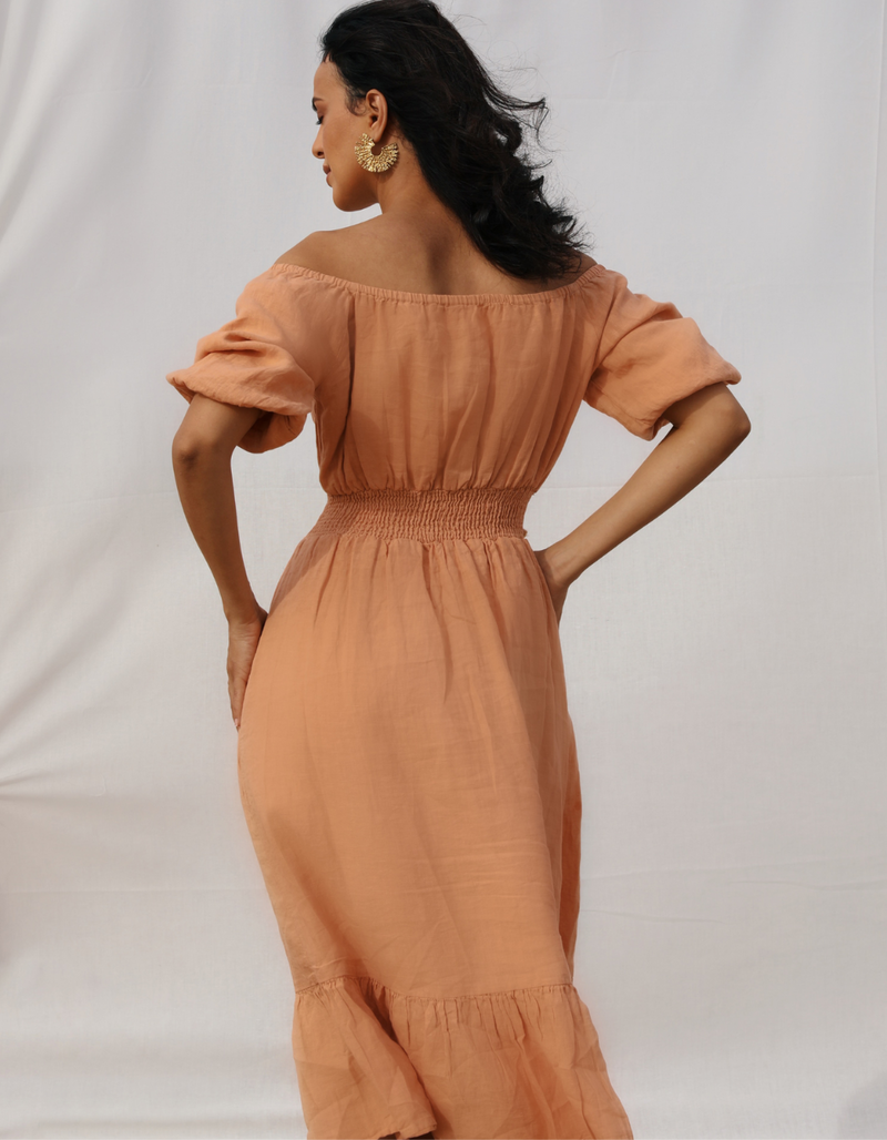 Maria Dress Apricot